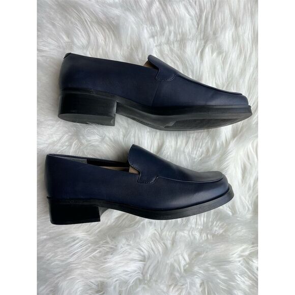 🆕Franco Sarto Women's Bocca Loafers Blue Slip-On Size 9.5 Casual Flats - Picture 4 of 10